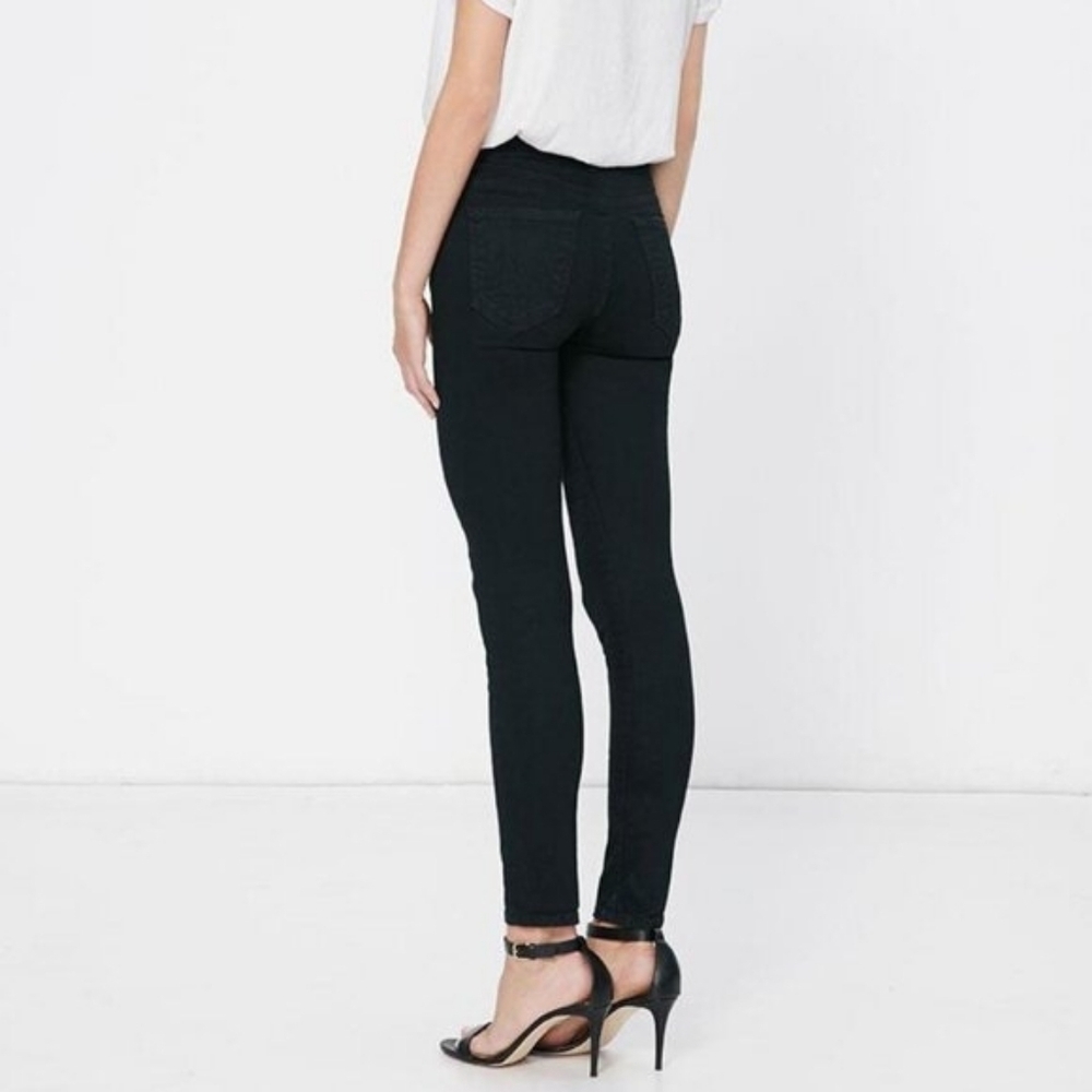 MOTHER Looker NOT GUILTY Black Jeans - Picture 13 of 16